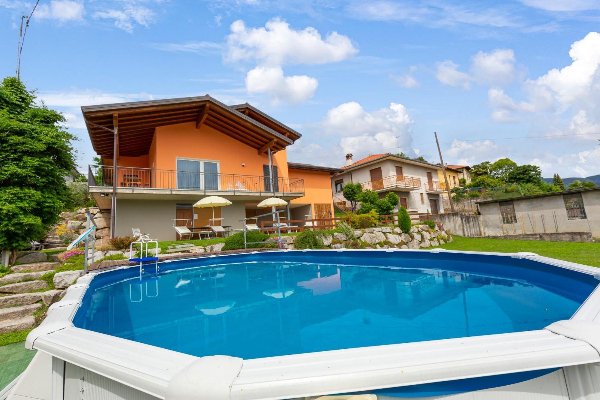 Villa Laura Private Pool And Garden - Happy Rentals Besozzo Εξωτερικό φωτογραφία